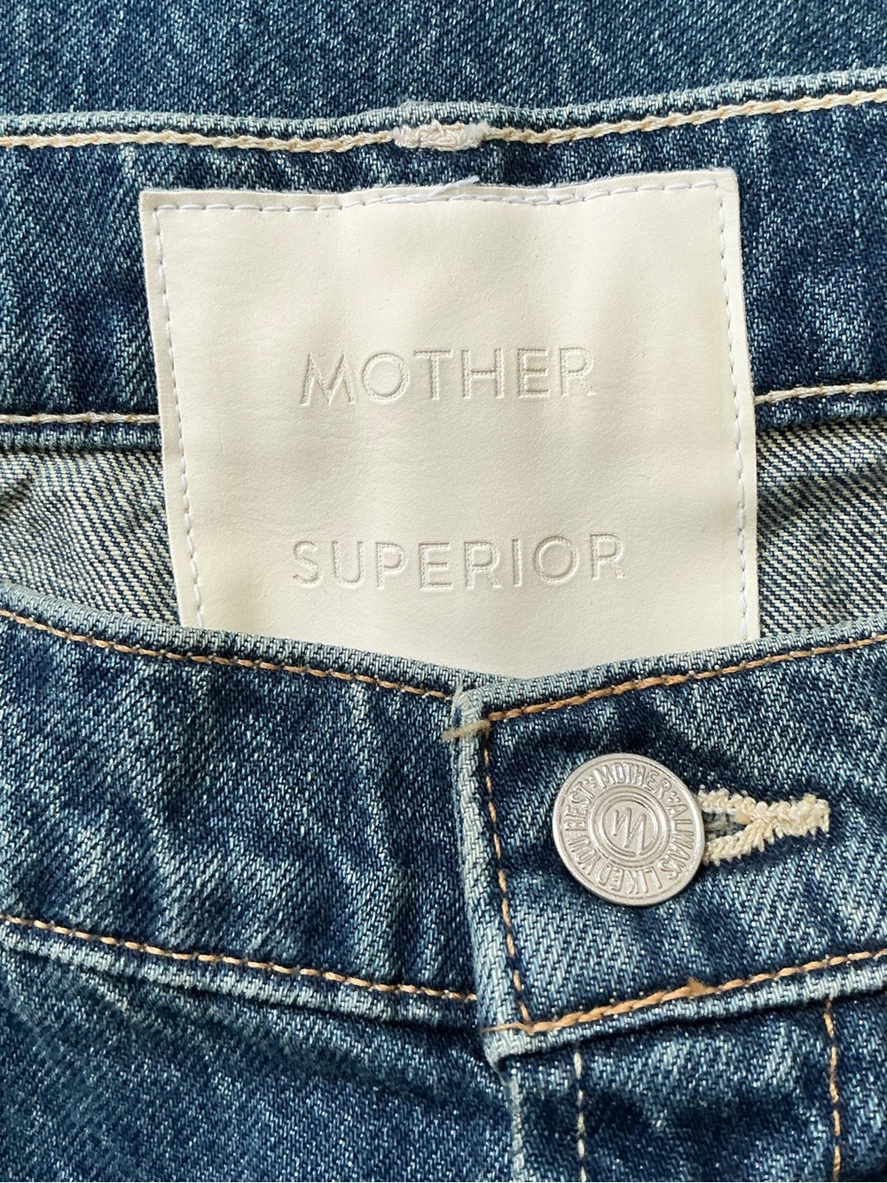 MOTHER SUPERIOR Jeans Reifler After Midnight Blue Size 30 - Picture 9 of 14
